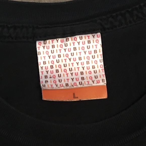 VINTAGE UBIQUITY (HAND CUT) SLEEVELESS T SHIRT - SIZE LARGE (BOOM BOX PRINT) - Picture 2 of 3